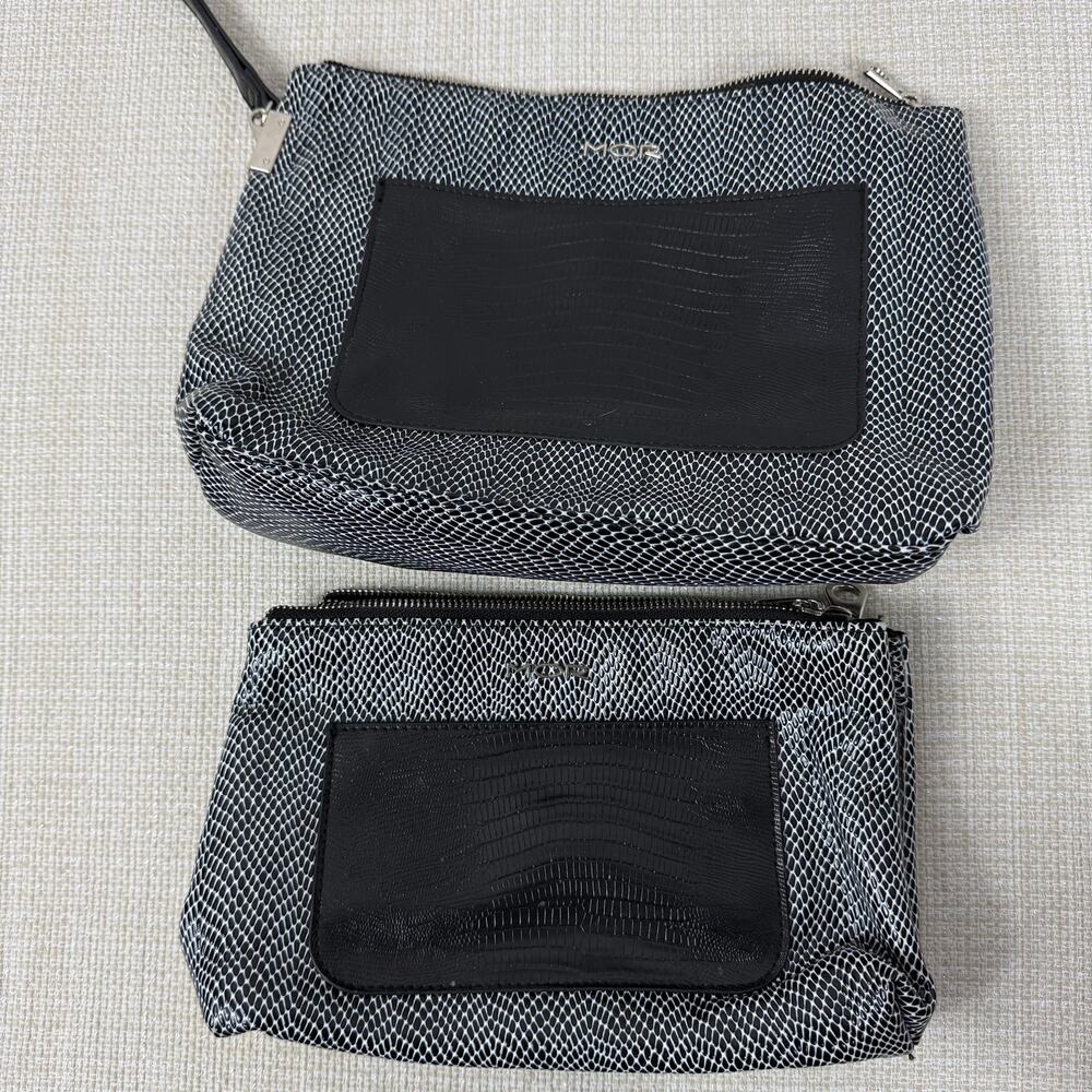 MOR‎ Travel Bags Cosmetics Travel Lot of 2 Black Gray